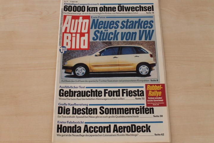 Deckblatt Auto Bild (15/1991)